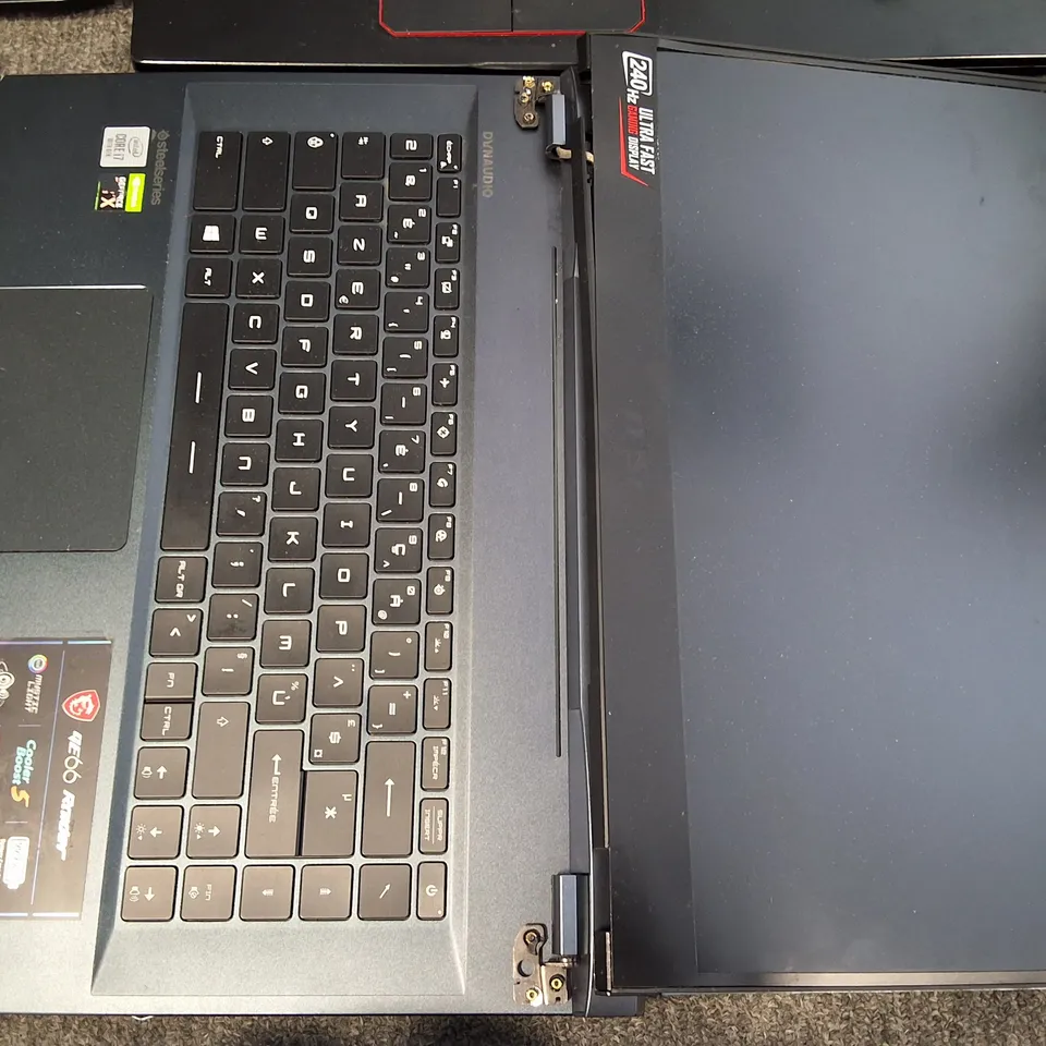 LOT OF 4 ASSORTED LAPTOPS TO INCLUDE ACER PREDATOR I-7, STEELSERIES I-7 AND MSI MS-17C1
