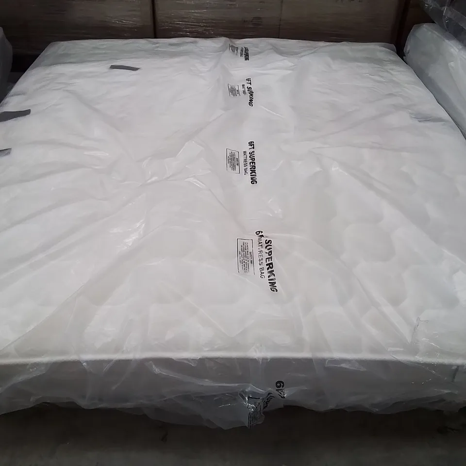 QUALITY BAGGED DWINNELL BARREL POCKET SPRUNG 1000 SUPERKING MATTRESS WITH TIGHT TOP MEMORY