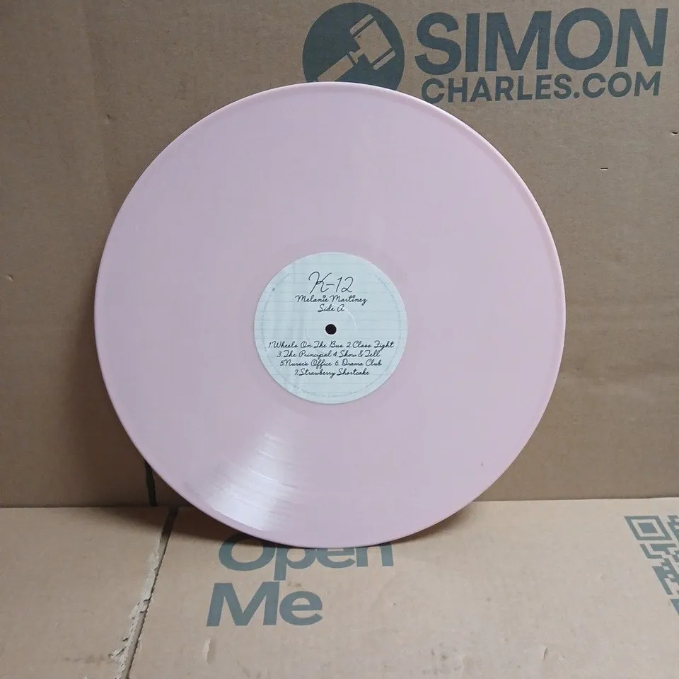 MELANIE MARTINEZ K-12 PINK VINYL LP WITH BOOKLET AND "POP UP" CASE