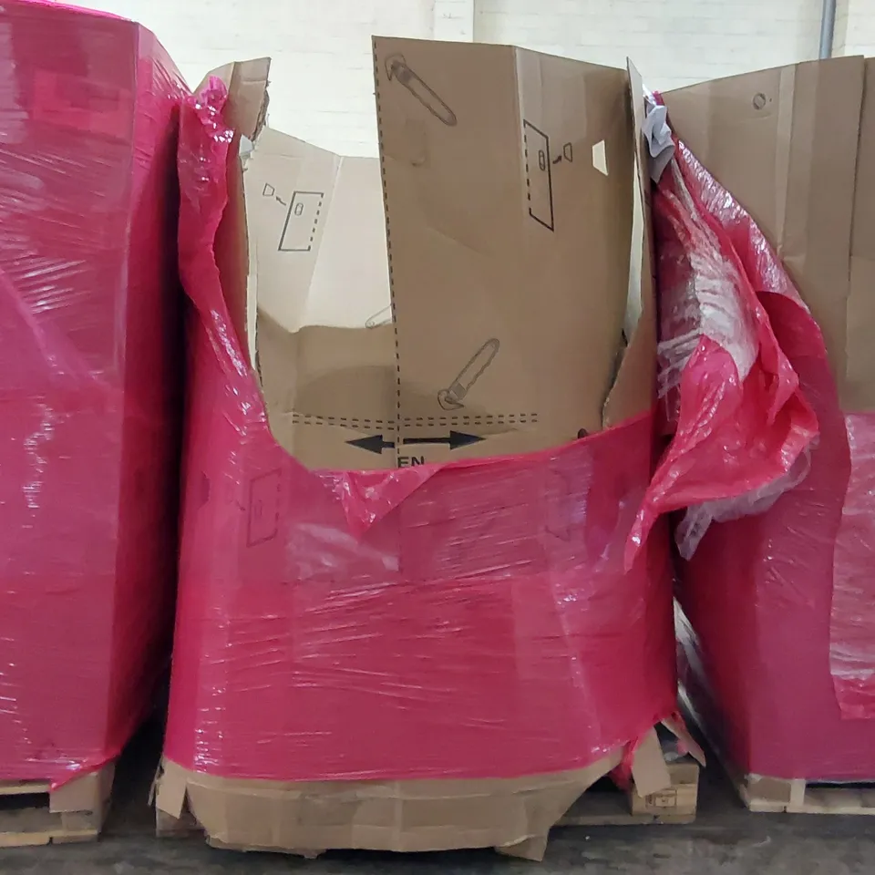 PALLET OF ASSORTED HOMEWARE AND CONSUMER PRODUCTS TO INCLUDE; ULTRASONIC CLEANER, AQUARIUM LIGHT, SMART MOON LAMP, LAMINATE FLOOR CUTTER, MINI WHEELBARROW ECT.