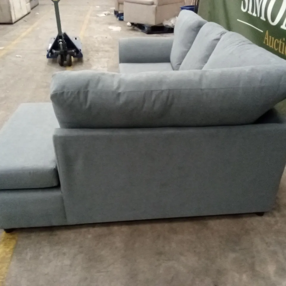 ASPIRE MODO RIGHT HAND CORNER L SHAPE SOFA - LINEN, GRANITE COLOUR RRP £1229