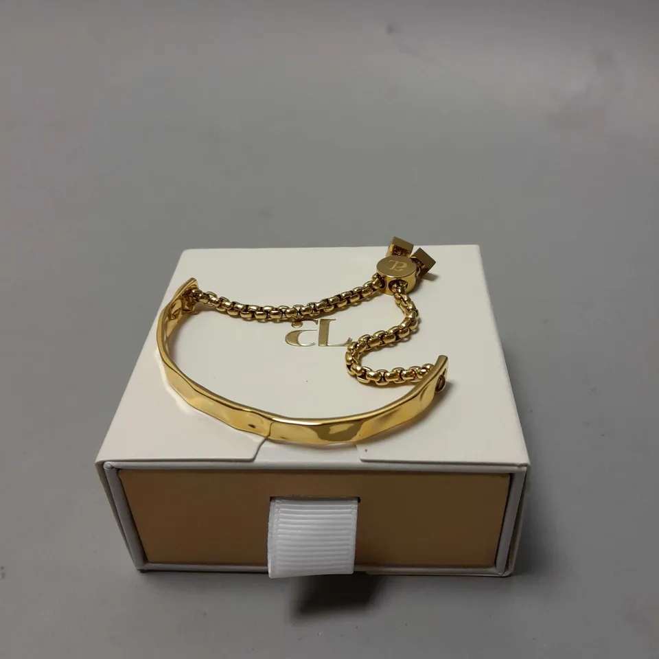 ABBOTT LYON GOLD HALF CHAIN LINK BRACELET 