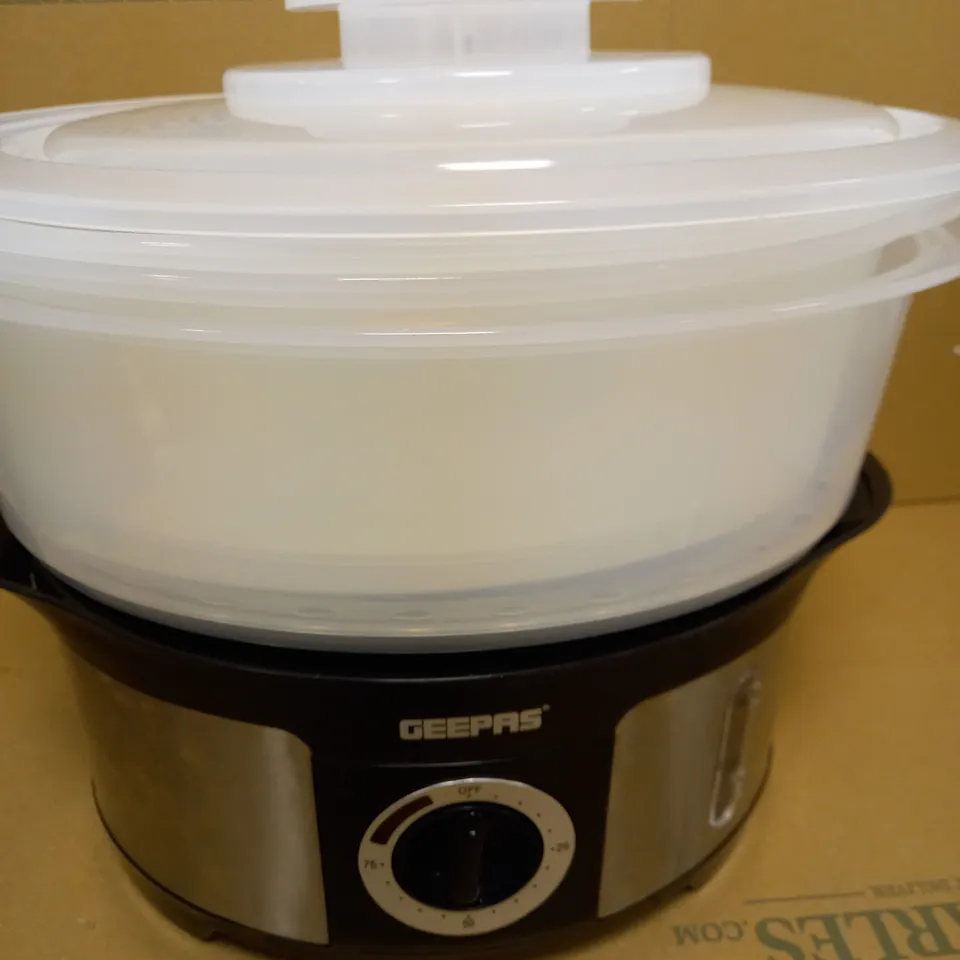 GEEPAS 3-TIER FOOD STEAMER