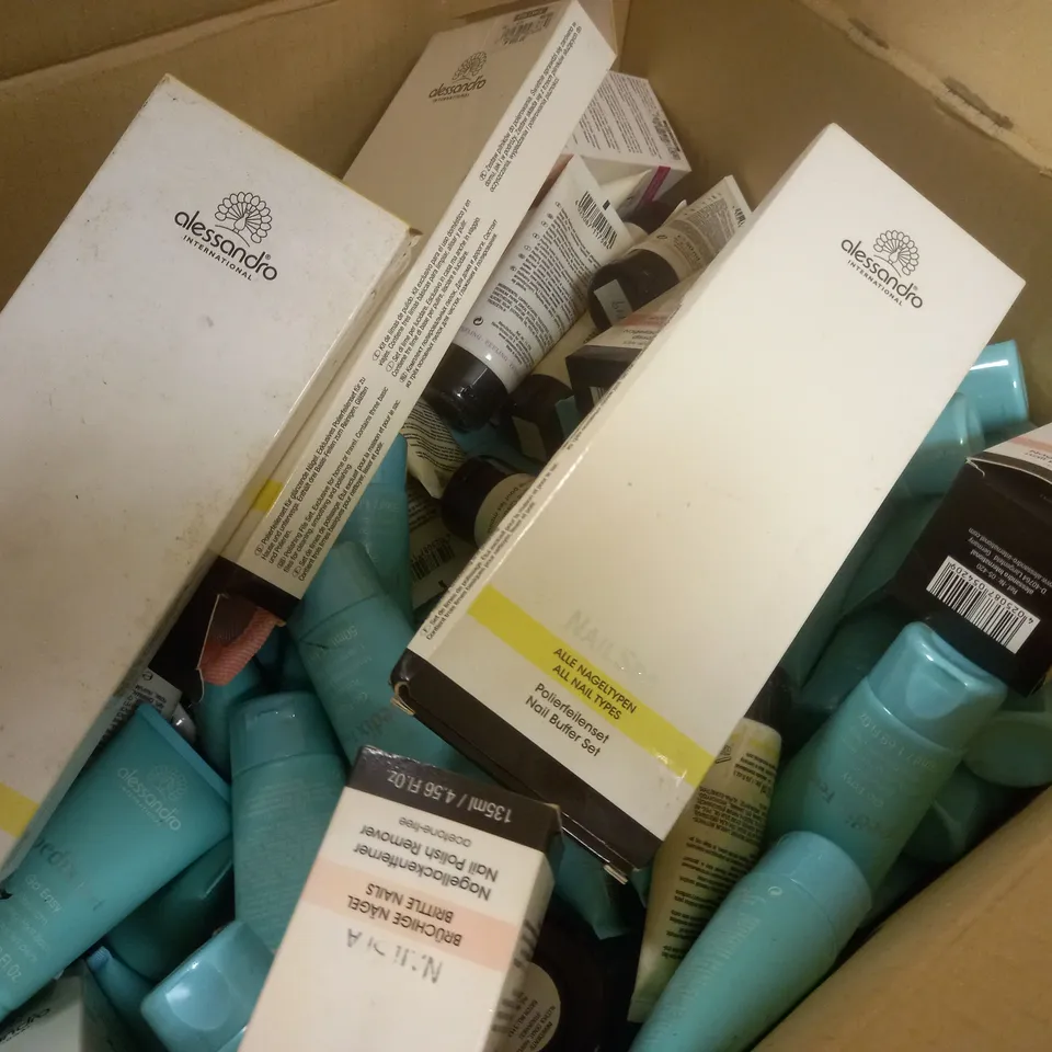 ALESSANDRO ASSORTED COSMETICS #FOOT BALM #SCENTED NAIL VARNISH REMOVER #HERBAL HAND PEELING #POLISHING FILE SET #CLEANSING PADS