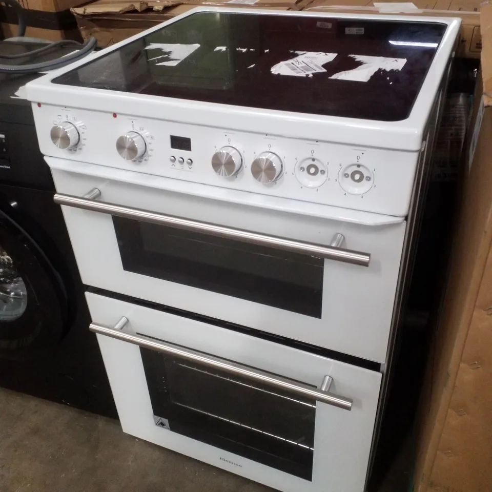 HISENSE HDE3211BWUK ELECTRIC COOKER WITH CERAMIC HOB 