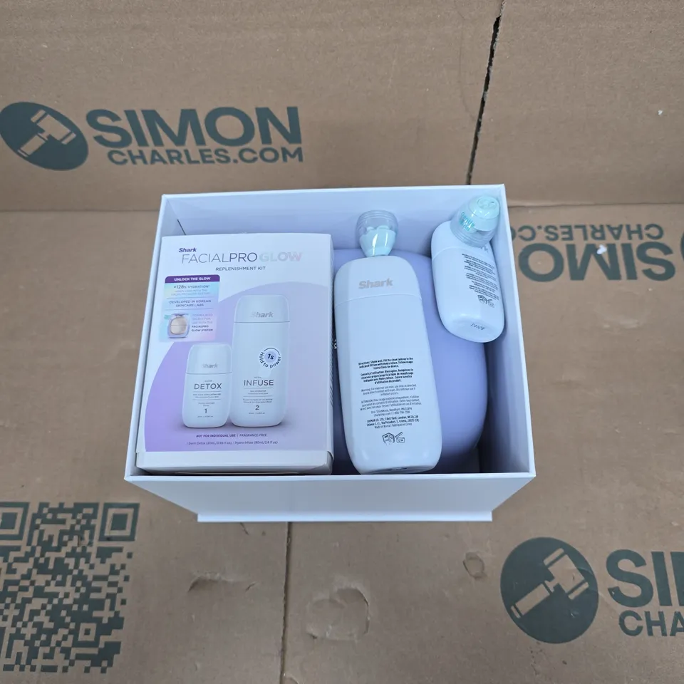 SHARK FACIAL PRO GLOW AND DEPUFFI SPA PURPLE