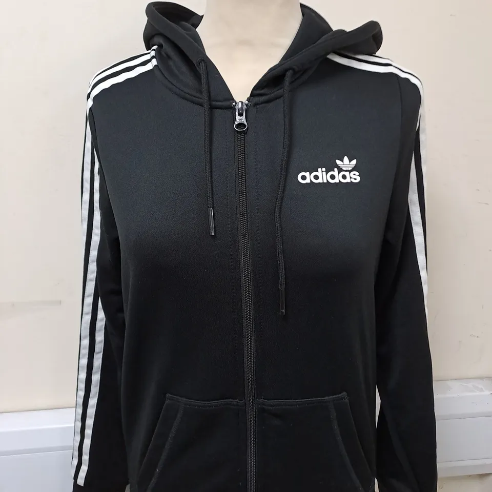 ADIDAS ORIGINAL ZIPPED JACKET SIZE 8