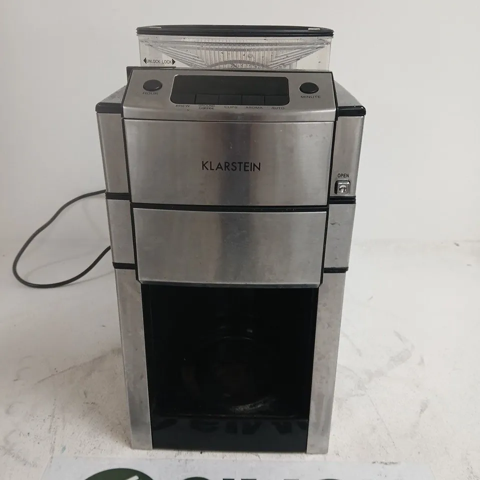 KLARSTEIN BREW AND GRIND COFFEE MACHINE