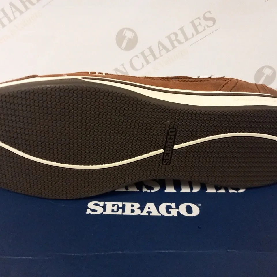 BOXED DOCKSIDE SEBAGO TRITON THREE EYELETS SIZE 12.5