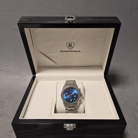 BERNARD REINHARDT WATCH – TEXTURED DIAL – 316 STAINLESS STEEL CASE & STRAP – SWISS MOVEMENT – SAPPHIRE CRYSTAL - 5 ATM WATER RESISTANT – GIFT BOX