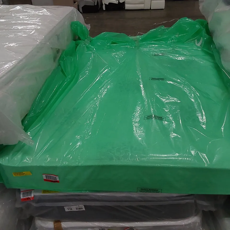 BAGGED GEL MEMORY FOAM POCKET SPRUNG 4'6 DOUBLE MATTRESS 