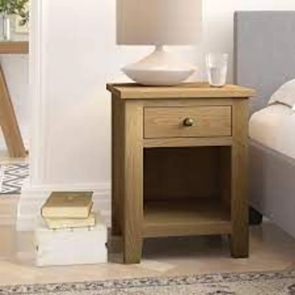 DANKRAD 1 DRAWER BEDSIDE TABLE