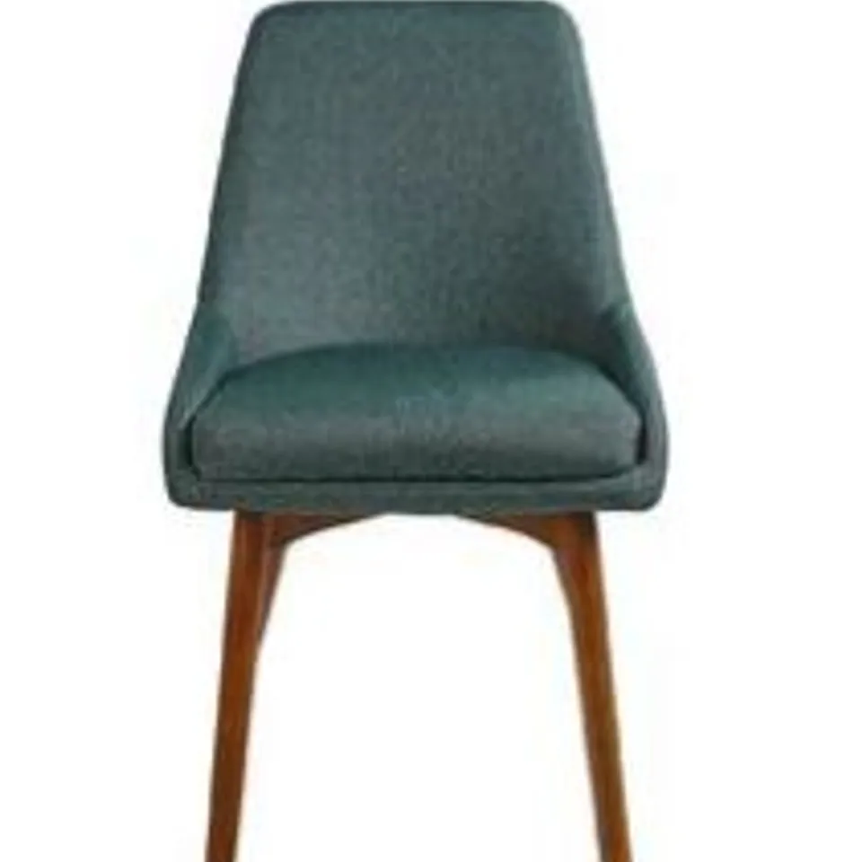 BOXED SET OF 2 ROZZER UPHOLSTERED DINING CHAIRS - GREY (1 BOX)
