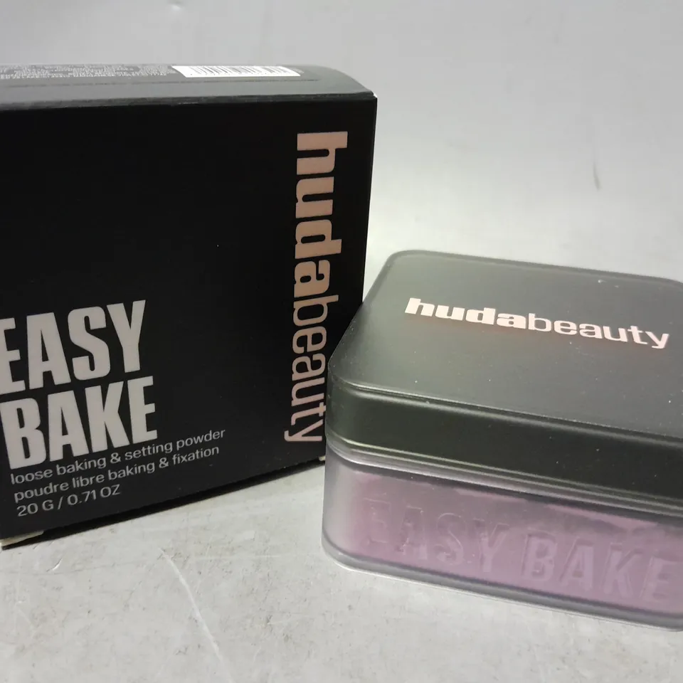 BOXED HUDA BEAUTY EASY BAKE UBE BIRTHDAY CAKE BLURRING LOOSE POWDER 20G #UBE BIRTHDAY CAKE 