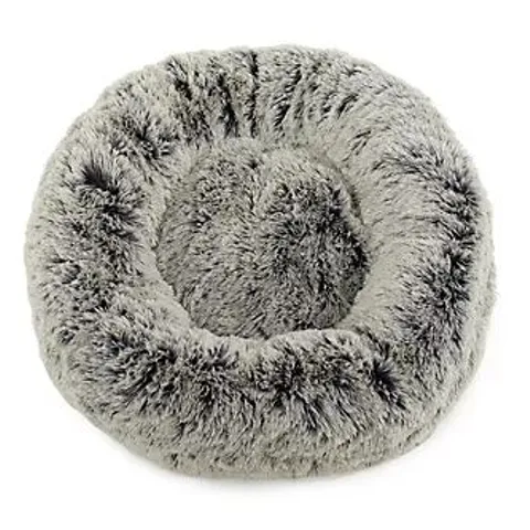 COZEE PAWS FLUFFY ROUND PET BED WITH ODOUROLOGY