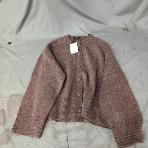 NOBODY'S CHILD BROWN KNIT CARDIGAN – UK L (EU L, USA L) KIDS