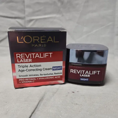 BOXED L’ORÉAL PARIS REVITALIFT LASER NIGHT CREAM – FACIAL SKIN CARE