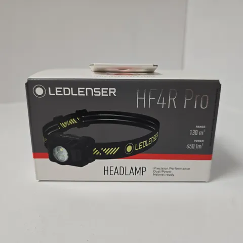 BOXED LEDLENSER HF4R PRO HEADLAMP IN BLACK