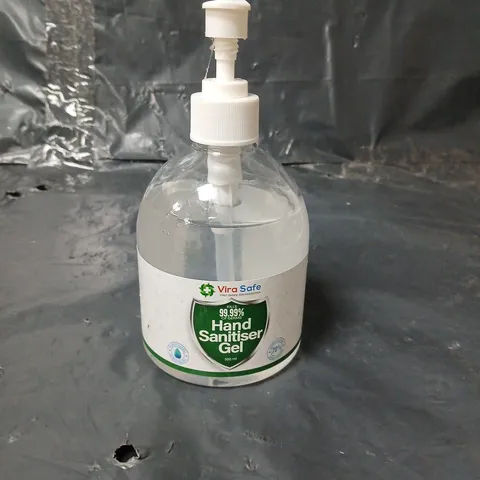 APPROXIMATELY 12 VIRA SAFE HAND SANITISER GEL - 500ML PER BOTTLE