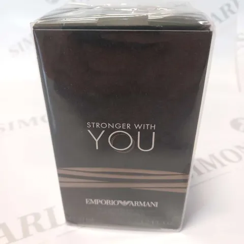 BOXED AND SEALED EMPORIO ARMANI STRONGER WITH YOU EAU DE TOILETTE 50ML