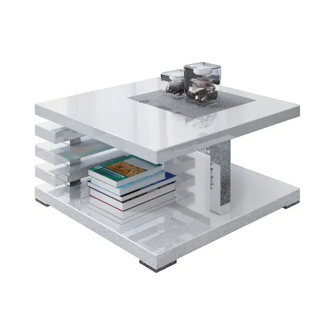 BOXED COFFEE TABLE JOHNSTONE IN GEOMETRIC DESIGN