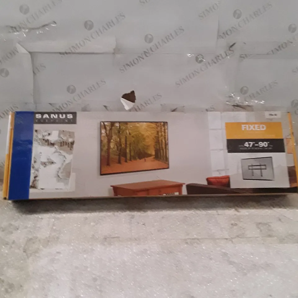 BOXED SANUS FIXED TV WALL MOUNT FOR 47-90" TV'S - F55C-B2
