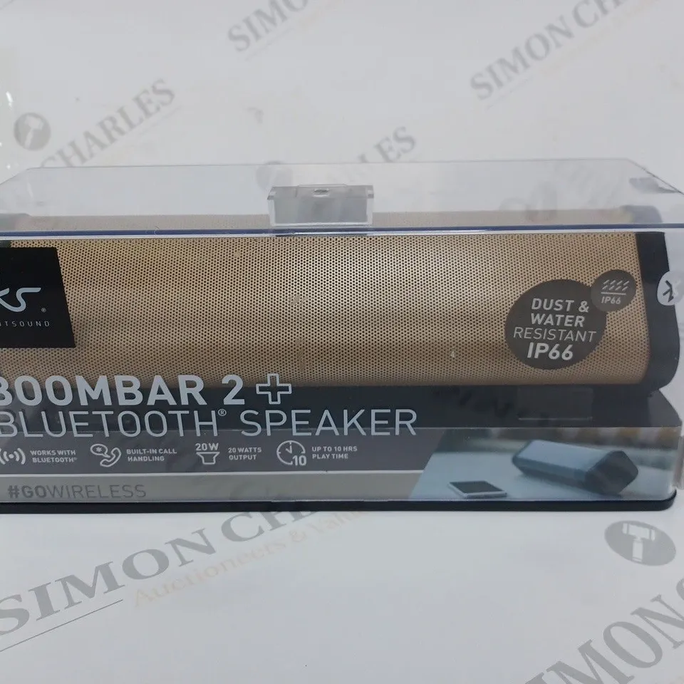 BOXED KITSOUND BOOMBAR 2+ BLUETOOTH SPEAKER