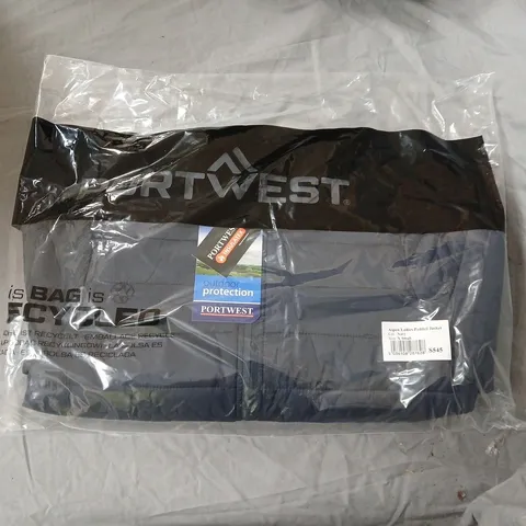 APPROXIMATELY 12 BAGGED PORTWEST ASPEN LADIES PADDED JACKETS IN NAVY - XS