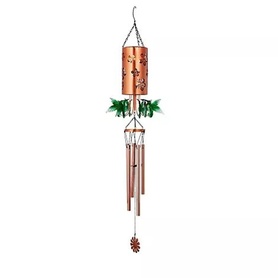 GARDEN REFLECTIONS SOLAR ROTATING WINDCHIME