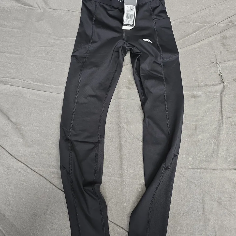 ADIDAS TECHFIT TRAINING LEGGINGS – BLACK, UK SIZE S (WITH TAGS)