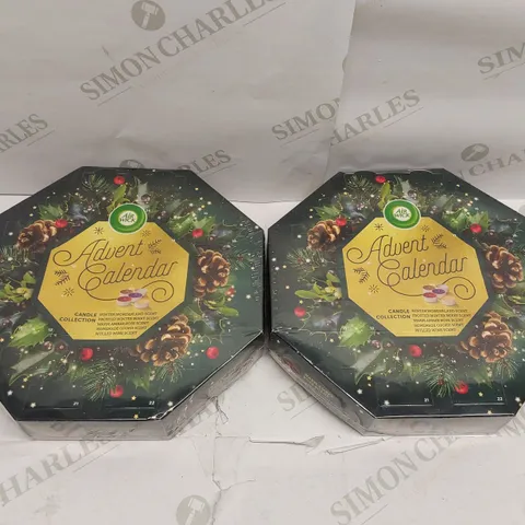 BOX OF 2X BRAND NEW AIRWICK SCENTED TEALIGHTS ADVENT CALANDERS