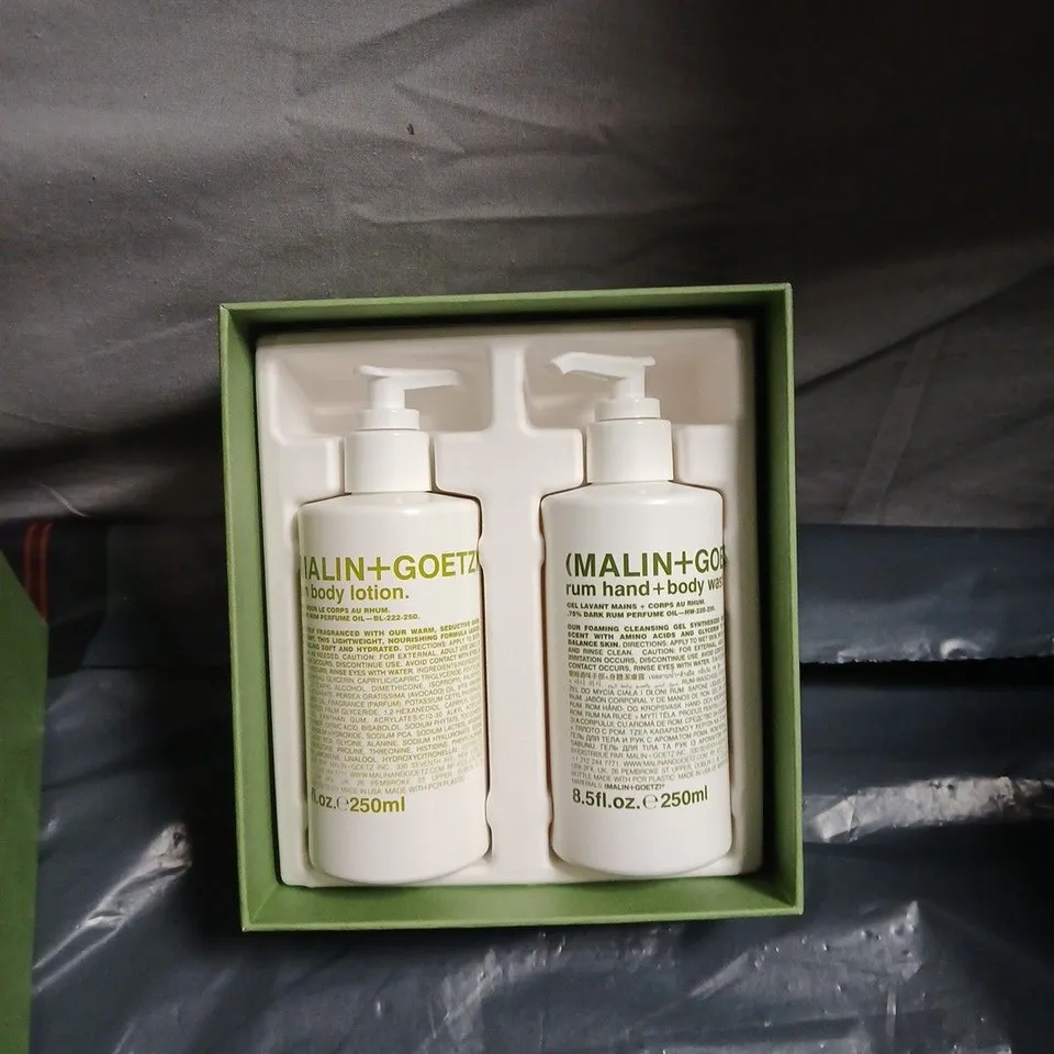 MALIN+GOETZ BODY LOTION & RUM HAND WASH GIFT SET – 2 X 250ML
