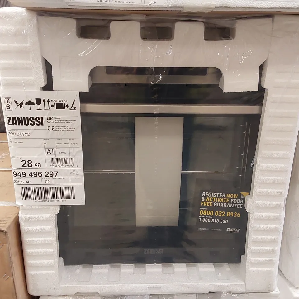 ZANUSSI FANCOOK ZOHCX3X2 ELECTRIC OVEN - STAINLESS STEEL RRP £459
