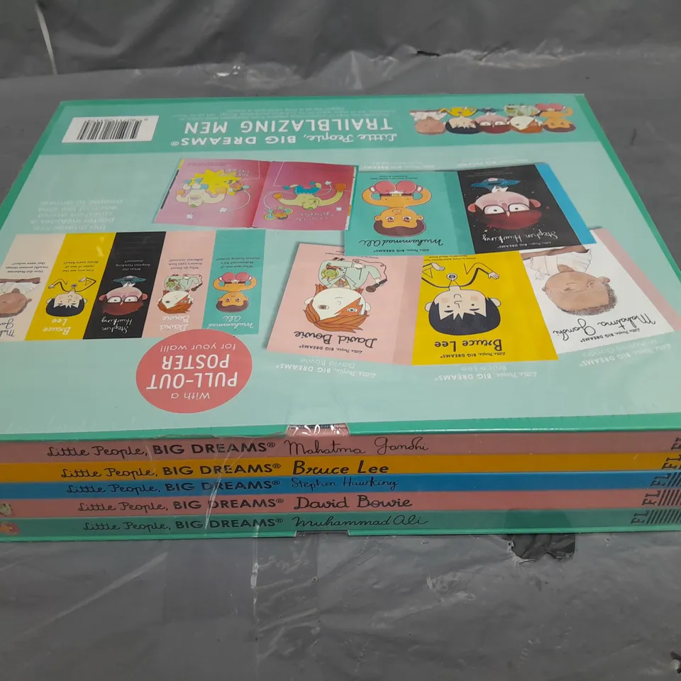 SEALED LITTLE PEOPLE BIG DREAMS TRAILBLAZING MEN GIFT SET