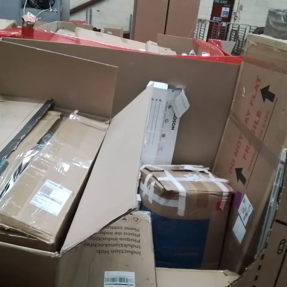 PALLET OF ASSORTED HOUSEHOLD GOODS AND PRODUCTS TO INCLUDE;OXYGEN CONCENTRATOR,PANS,INDUCTION COOKER 