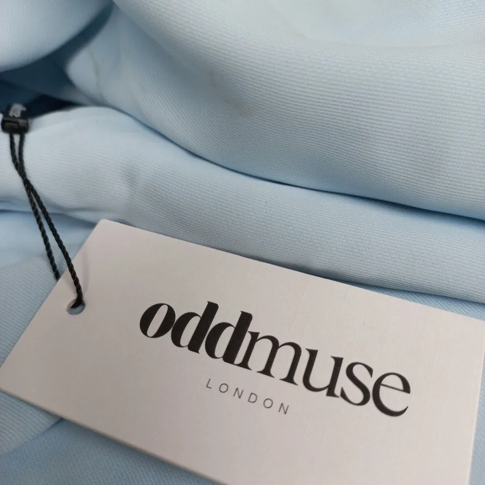ODDMUSE LONDON DRAPE MAXI DRESS – POWDER BLUE, UK 6 (XS)
