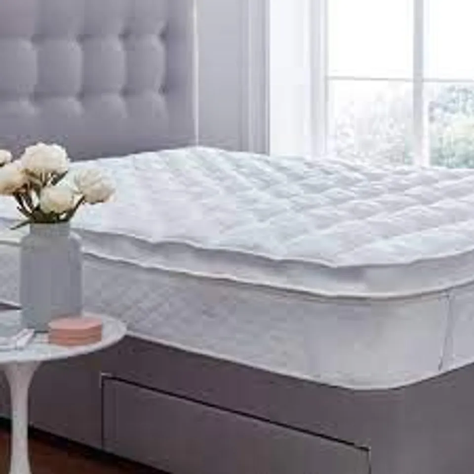 BAGGED SILENTNIGHT AIRMAX 600 SUPER KINGSIZED MATTRESS TOPPER 183X203CM