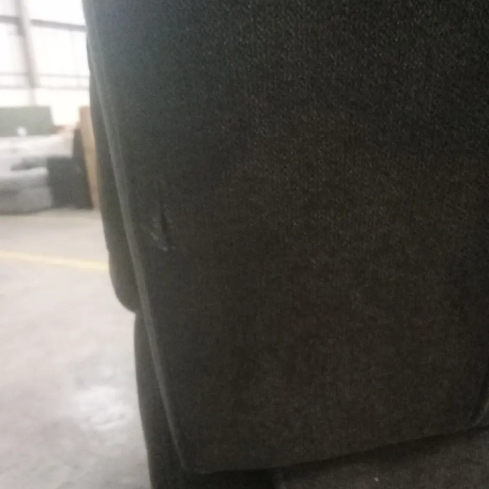 ALBION FABRIC 2 SEATER HIGH BACK MANUAL RECLINER SOFA - CHARCOAL RRP £579