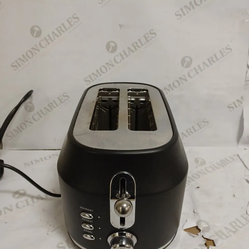 RANGEMASTER RMCL2S201BK CLASSIC BLACK 2 SLICE TOASTER