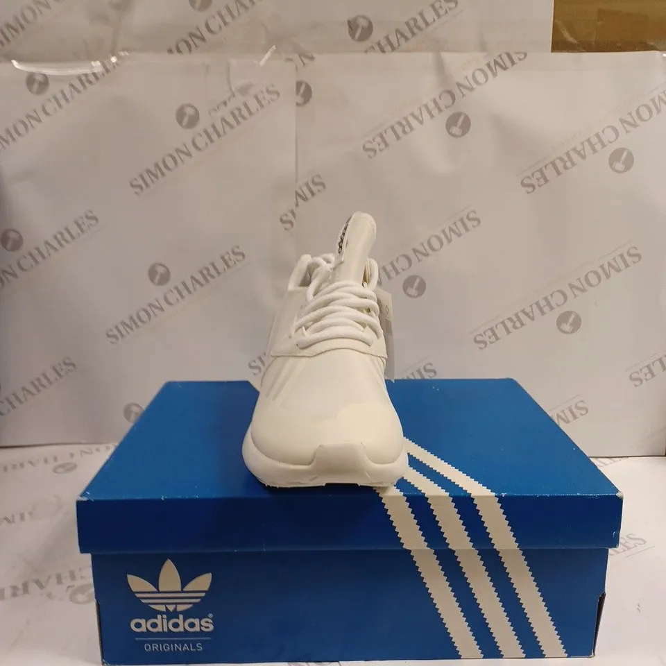 BOXED ADIDAS TUBULAR RUNNER UK 8 WHITE 