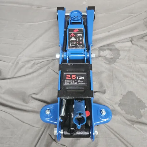 HYDRAULIC FLOOR JACK 2.5TON IN BLUE - COLLECTION ONLY