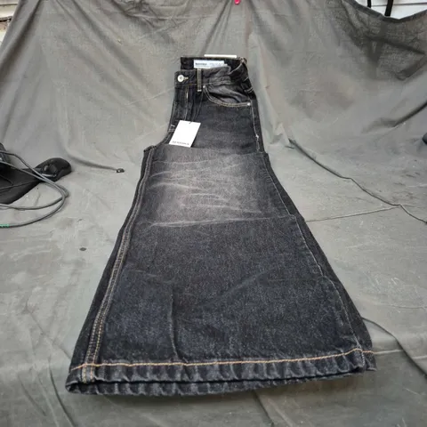 BERSHKA WOMEN'S DENIM JEANS – DARK WASH, UK 10 (EU 38)