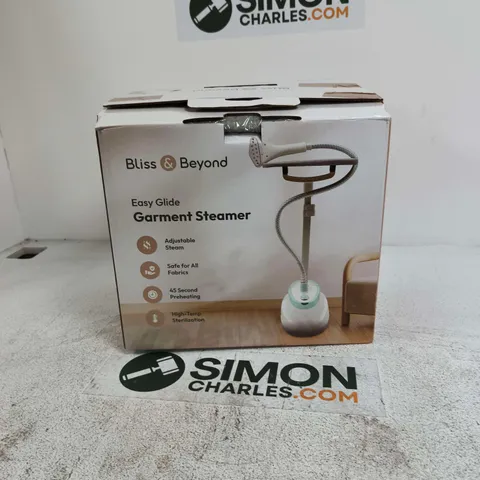 BLISS & BEYOND EASY GLIDE GARMENT STEAMER – BOXED