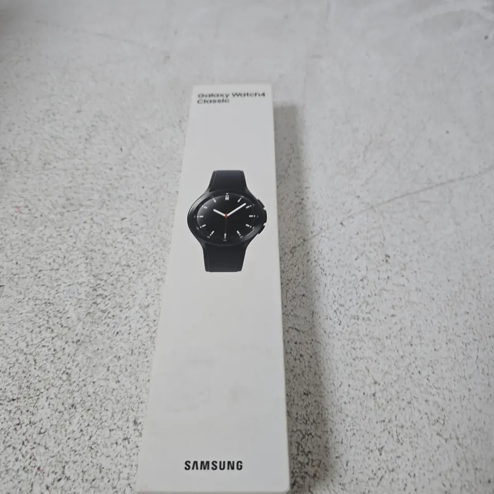 SAMSUNG GALAXY WATCH4 CLASSIC SMARTWATCH WITH PINK STRAP – BOXED