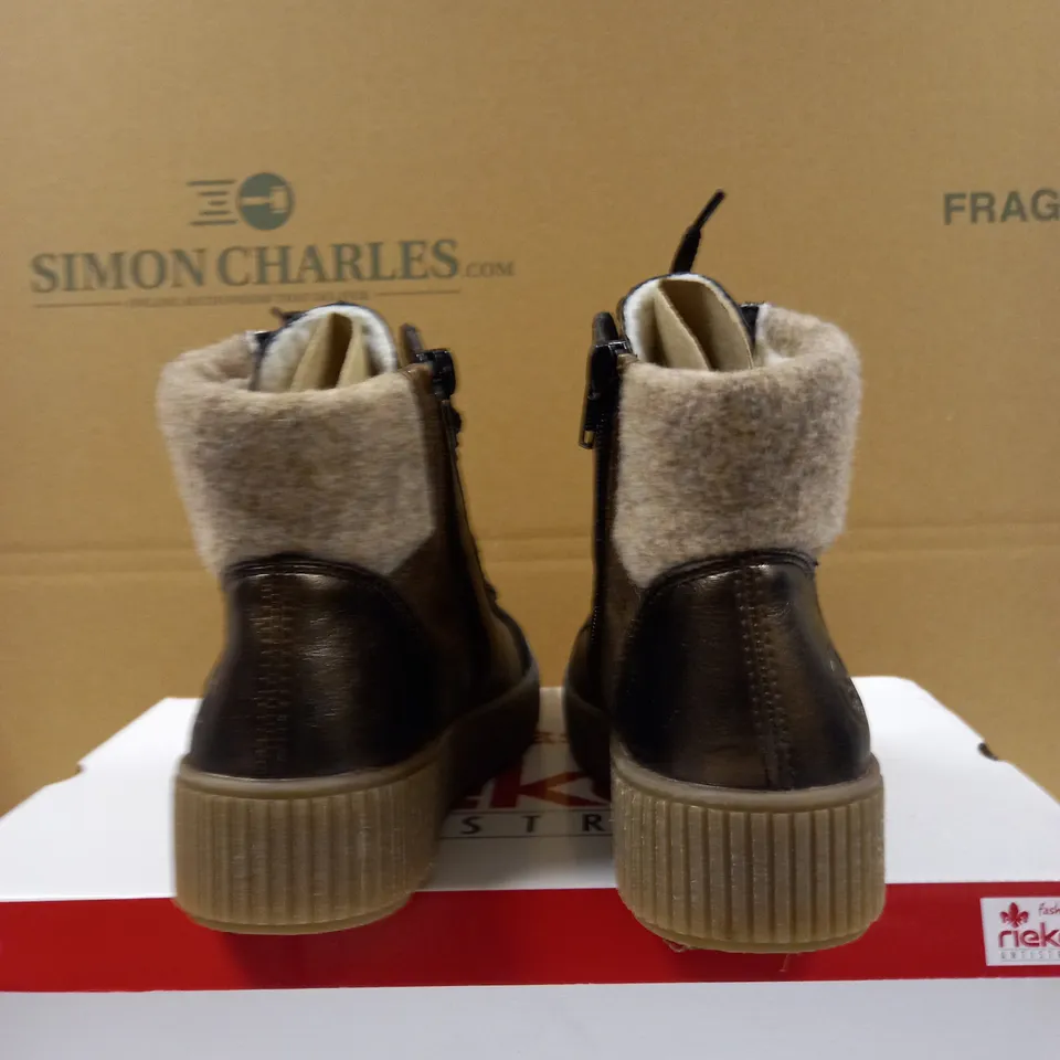 RIEKER TRAINER BOOT WITH MIX MATERIALS SIZE 3.5