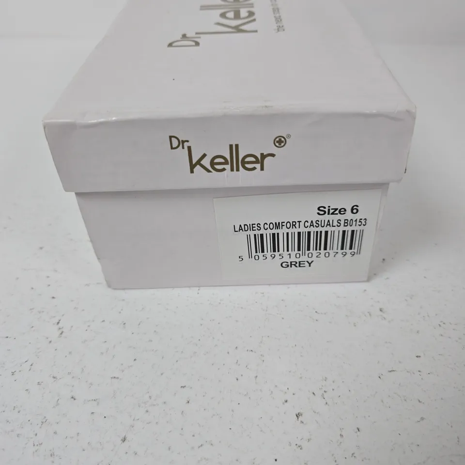 DR KELLER LADIES COMFORT CASUALS – GREY, UK 6