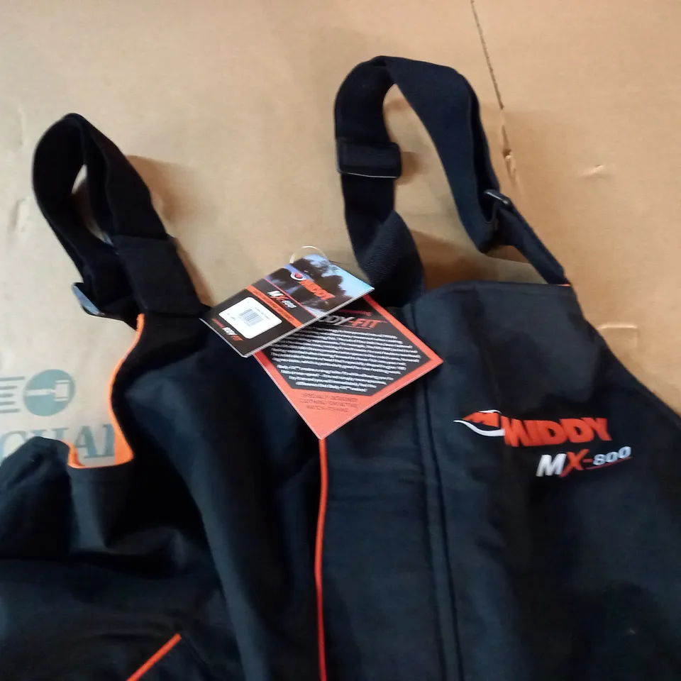 MIDDY MX-800 BIB N BRACE FISHING TROUSERS - LARGE
