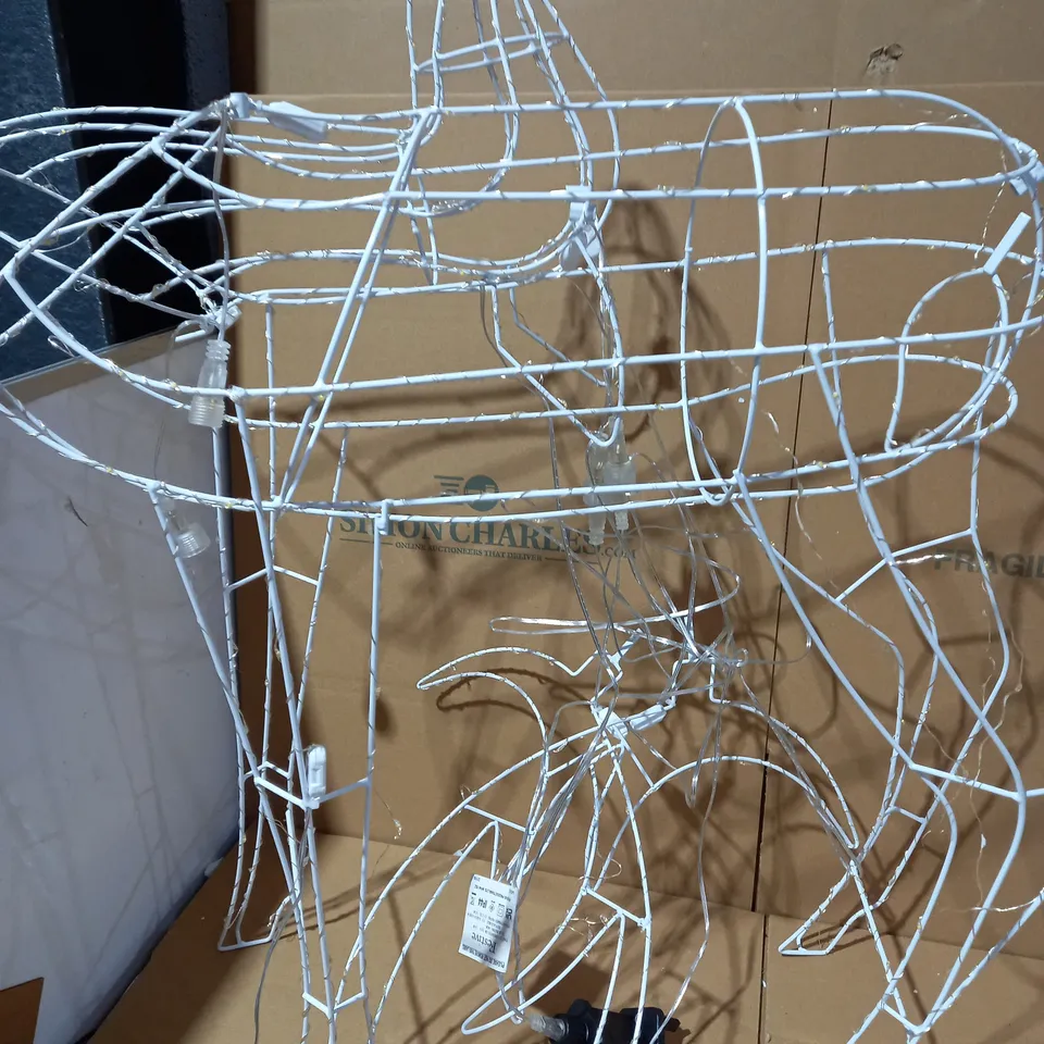 60CM DEWDROP GRAZING REINDEER