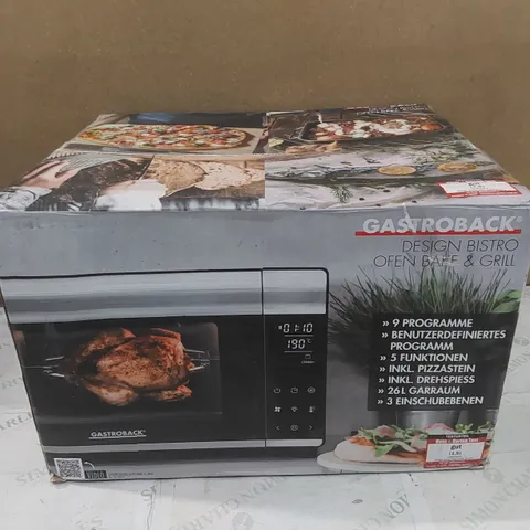 BOXED GASTROBACK DESIGN TOASTER OVEN WITH ROTISSERIE