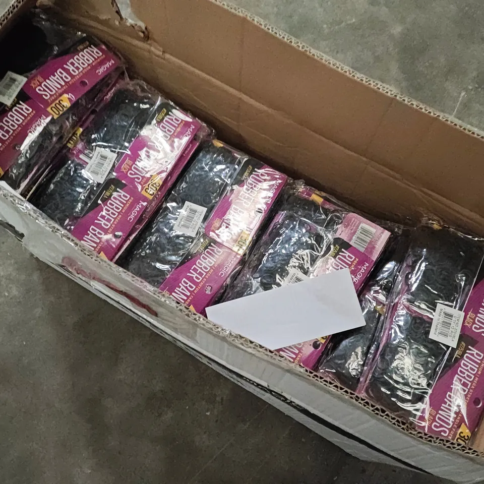 LARGE QUANTITY OF MAGIC BLACK RUBBER BANDS